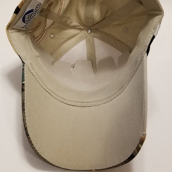 Chevrolet Chevy Men's Camo Antlers Baseball Cap Hat Fabric Adjustable Strap NWOT - Picture 3 of 4